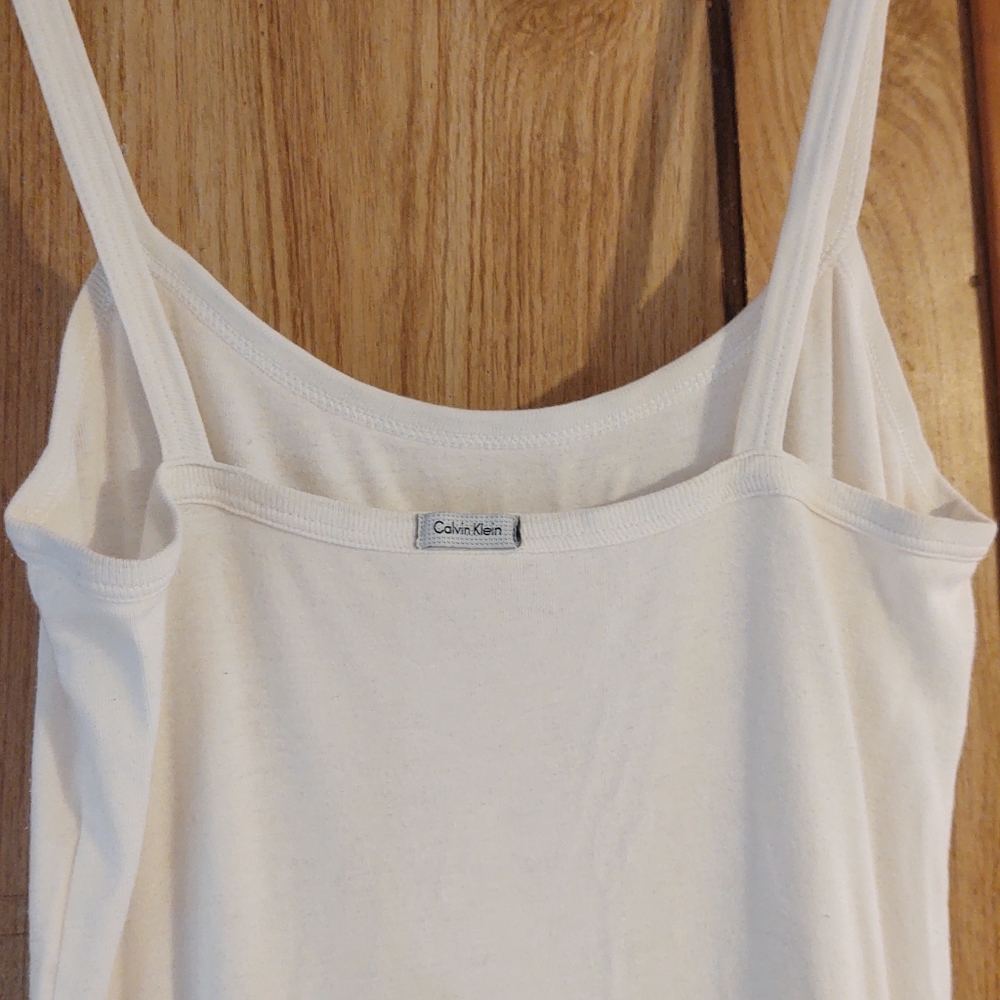 Calvin Klein white maxi dress